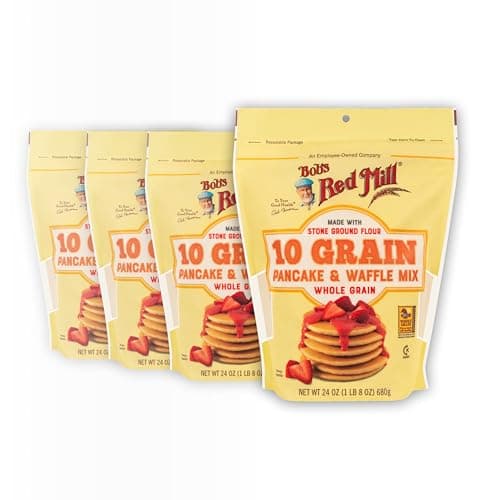 Bob's Red Mill 10 Grain Pancake Mix, 24oz (4 Pack)