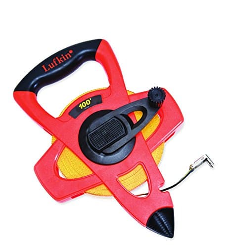 Crescent Lufkin 1/2" x 200' Hi-Viz® Orange Fiberglass Tape Measure - FE200